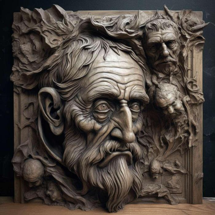 نموذج ثلاثي الأبعاد لآلة CNC 3D Art 